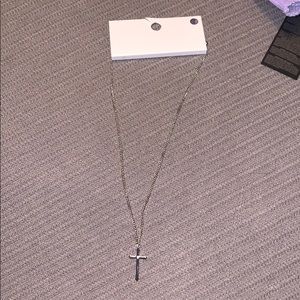 Forever21 silver cross!